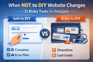 when not to DIY website changes