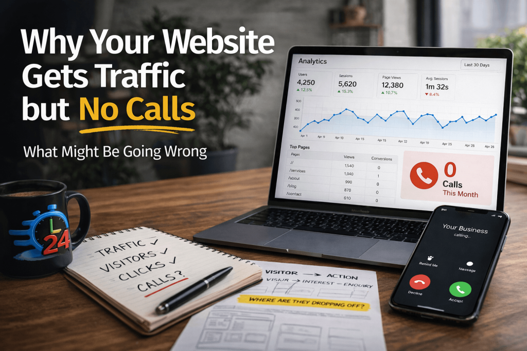 Why Your Website Gets Traffic but No Calls