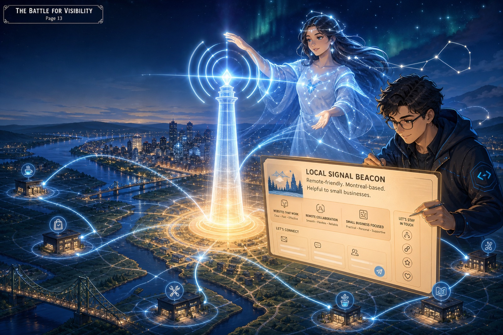 Mira and Codex raise a clear local and remote-friendly signal beacon.